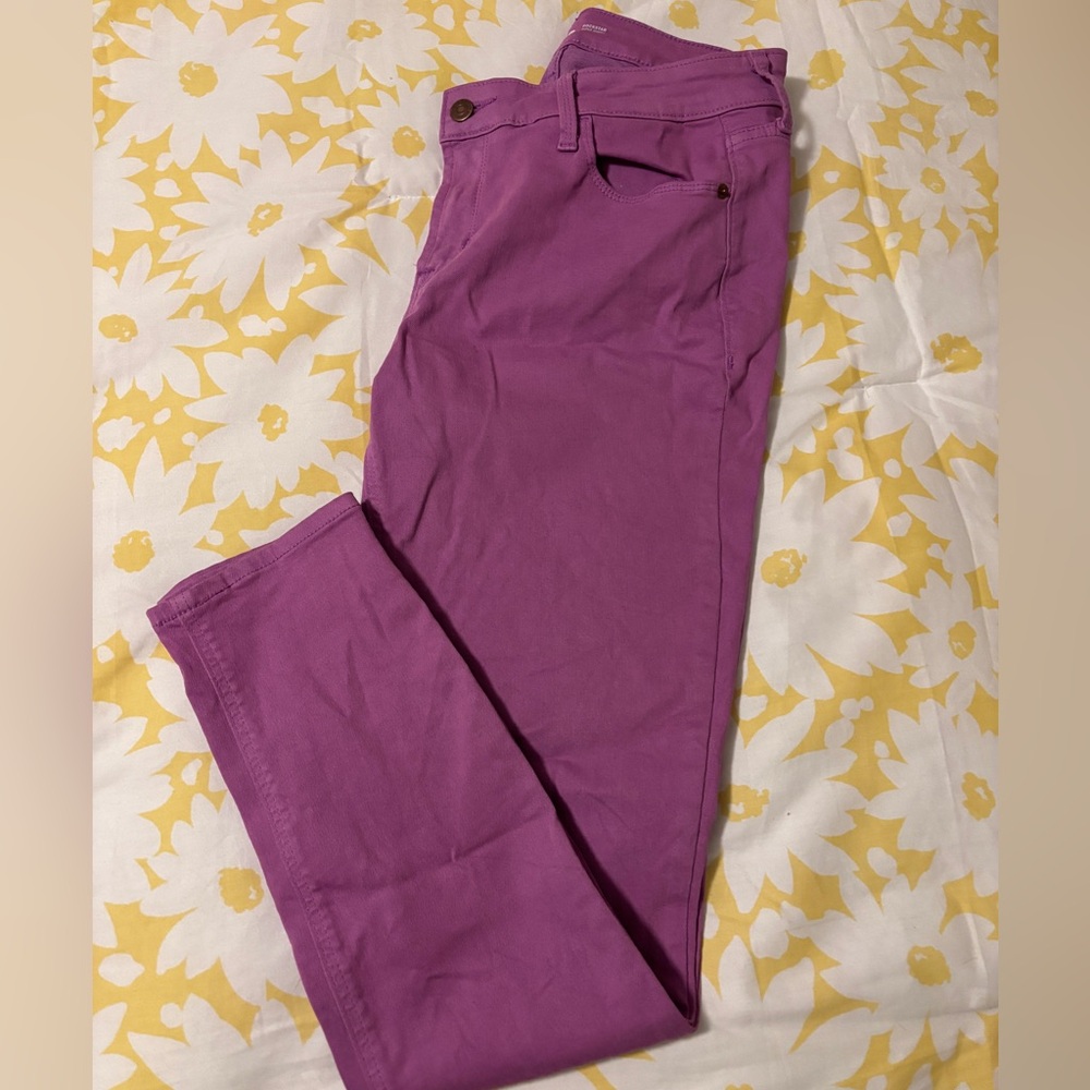 Old Navy Rockstar Purple Jeans